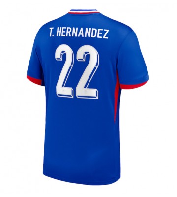 Francia Theo Hernandez #22 Primera Equipación Eurocopa 2024 Manga Corta